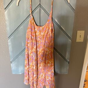 Wild Fable Floral Mini Dress - Orange and Purple